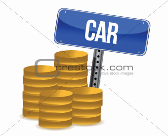 car savings concept