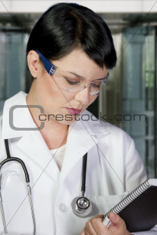 Portrait of an attractive female doctor