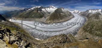 Aletsch glacier - Swiss Alps