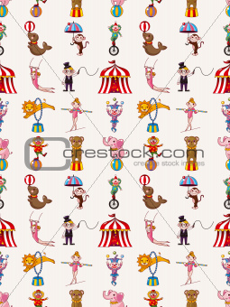 seamless circus pattern