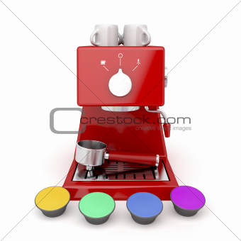 Coffee machine capsules