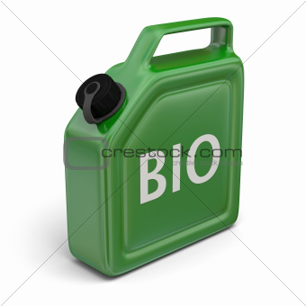 Jerry can with bio fuel