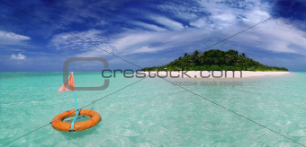 Beach and buoy
