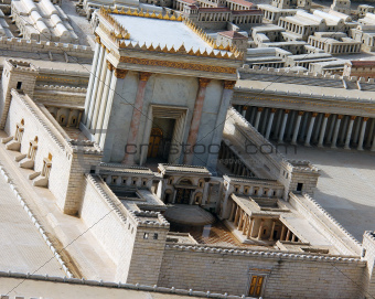 Second Temple. Ancient Jerusalem.