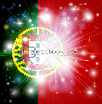 Portuguese flag background