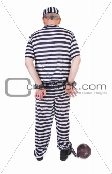 handcuffed prisoner