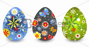 ornate Easter eggs