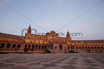 Plaza de Espana in Sevilla