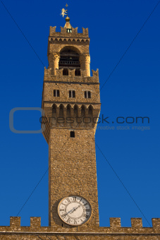 Palazzo Vecchio Tower - Florence Italy