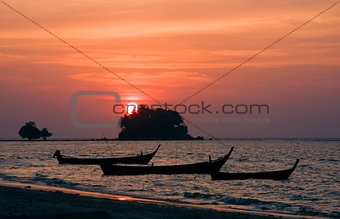 Sunset at Bang Tao Beach, Phuket