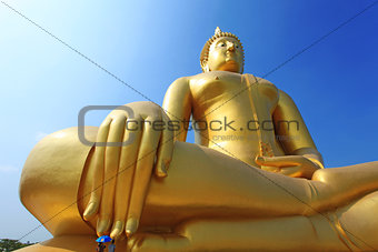 Buddha meditation statue in Thailand