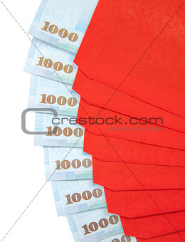 Chinese New Year Red Envelopes with Taiwanese Currency