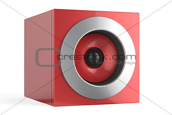 Red speaker