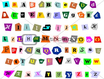 Collage Alphabet