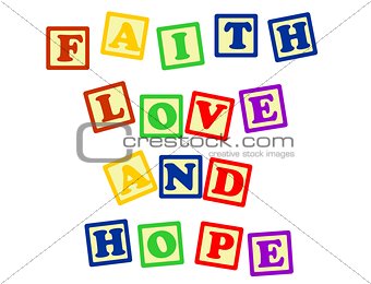 Faith love and hope