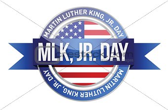 Martin luther king jr. us seal and banner