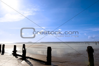 sunshine over the beach breakers