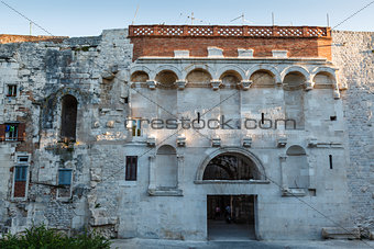 Golden Gate in Diocletian Palace in Split, Croatia