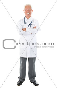 Asian senior doctor