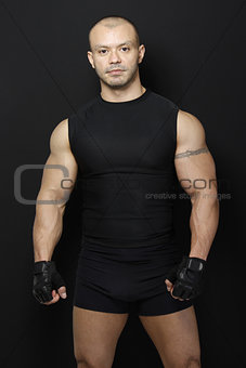 Muscles and Gym Gloves