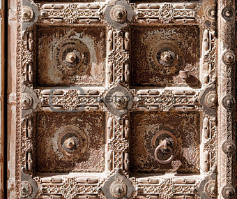 Old Door of a Mehrangarh Fort, Jodhpur, India
