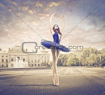 Ballerina on the Street