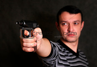 Man with a pistol