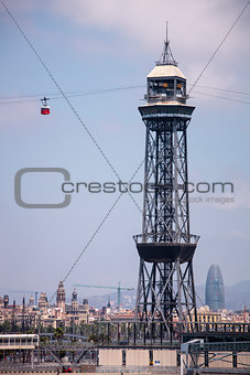 Montjuic Cable Car tower
