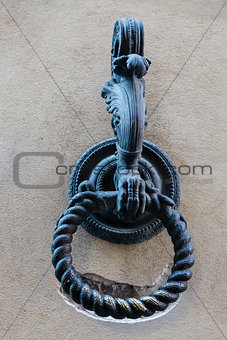 Metal Ring to Tie Horses in Siena, Tuscany, Italy