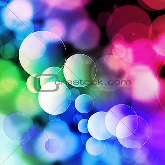 Movement Colorful bubbles
