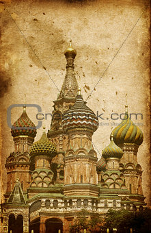 Intercession Cathedral (St. Basil's) on Red Square in Moscow, Ru