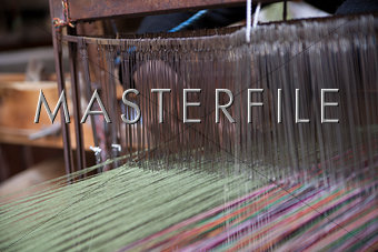 Closeup traditional loom 