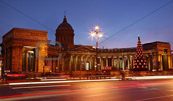 The Russian Federation, Saint Petersburg, Kazan Cathedral in the