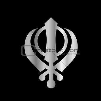 Symbol of Sikhism Religion