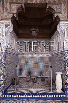 A traditional mihrab