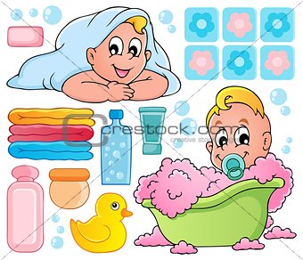 Baby bath theme collection 1