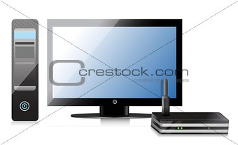 Wireless Router and computer
