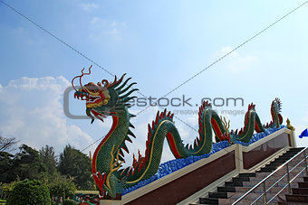 Dragon on the stairway