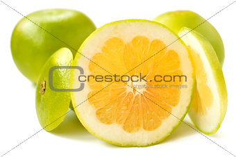 Citrus sveetie slices
