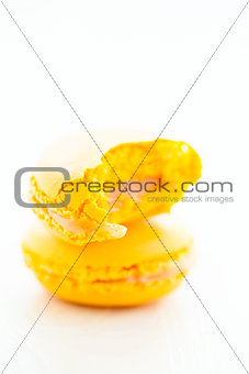 Yellow lemon macaroons