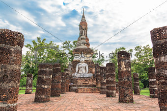 Sukhothai historical park, the old town 
