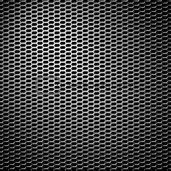 metal honeycomb grid