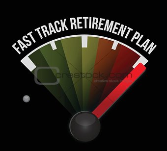 fast track retirement plan speedometer