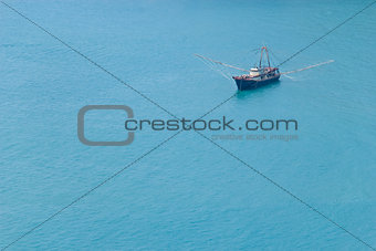 trawler at sea