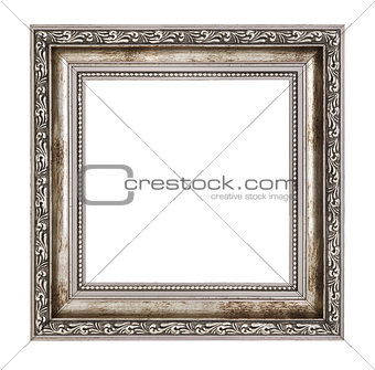small wooden frame with thick border 