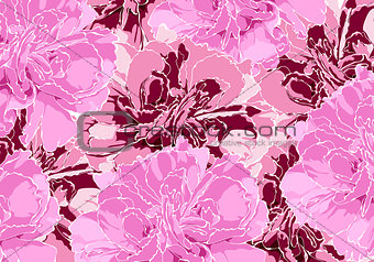 Floral background (few dark and light carnations)
