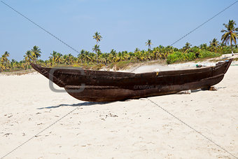 Goan Fishermans boat and tackle