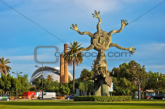 Sun Sculpture "Homenaje al libro Eduardo Bosca" in Valencia