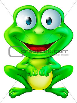 Cute frog character
