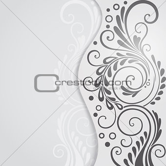 Abstract floral background for design
